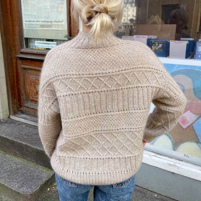 Ingrid Sweater Knitting Pattern- PetiteKnit-Pattern-Wild and Woolly Yarns