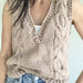 Ivy Vest Knitting Pattern (063)-Pattern-Wild and Woolly Yarns