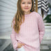 Kids Raglan Ribbed Sweater Knittiung Pattern (CRU2118)-Pattern-Wild and Woolly Yarns