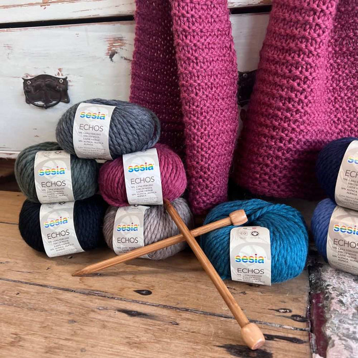 Knit In A Night Scarf - Knit Kit-Knitting Kit-Wild and Woolly Yarns