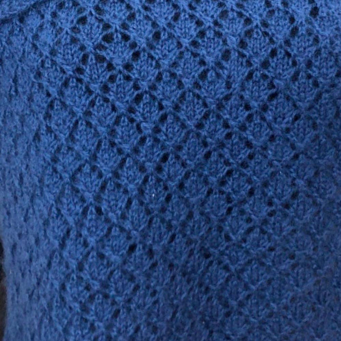 Elegant lace pattern from Lacey Scarf Knitting Pattern in Puray Fine DK.