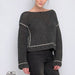 Line-Out Sweater Crochet Pattern (DMF15456L)-Pattern-Wild and Woolly Yarns