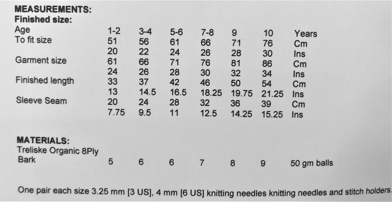 Liquorice Twist Sweater Knitting Pattern - 8Ply(LF20)-Pattern-Wild and Woolly Yarns