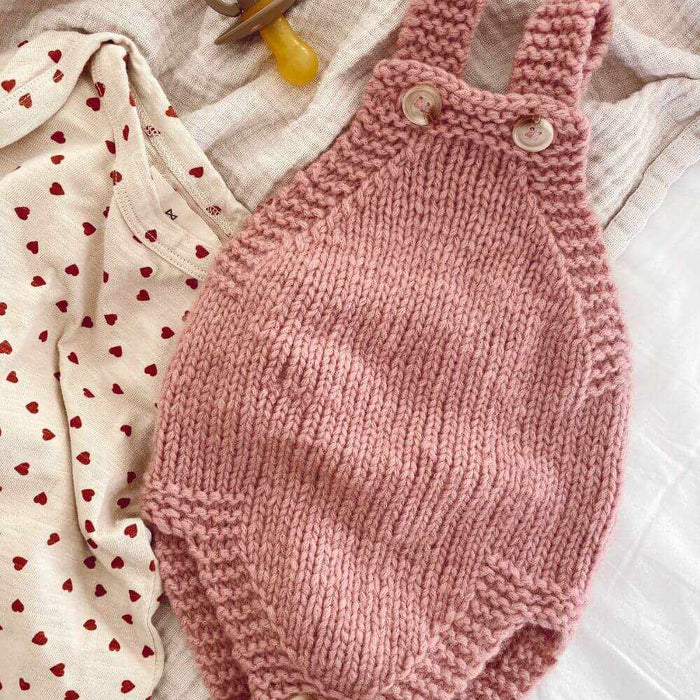 Little Brother's Romper Knitting Pattern - PetiteKnit-Pattern-Wild and Woolly Yarns