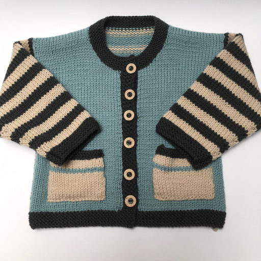 Little Rosa Cardigan Knitting Pattern #066-Pattern-Wild and Woolly Yarns