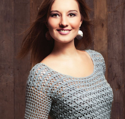 Loose Pullover Knitting Pattern (AE - 7002)-Pattern-Wild and Woolly Yarns