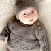 Lottie Sweater and Hat Knitting Pattern - 8Ply (BC123)-Pattern-Wild and Woolly Yarns
