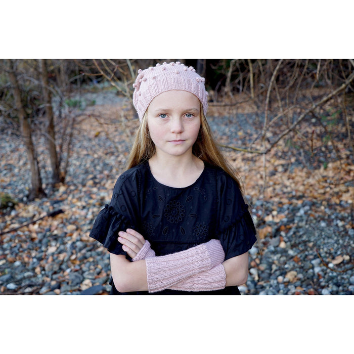 Lucille Hat & Mitts Knitting Pattern - 8Ply (LC37)-Pattern-Wild and Woolly Yarns