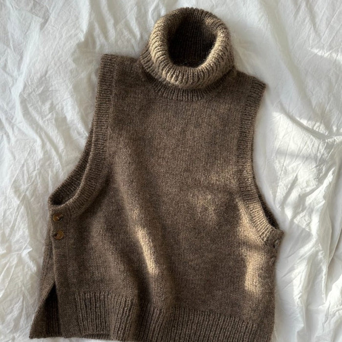 Lulu Slipover (Chunky Edition) Knitting Pattern - PetiteKnit-Pattern-Wild and Woolly Yarns