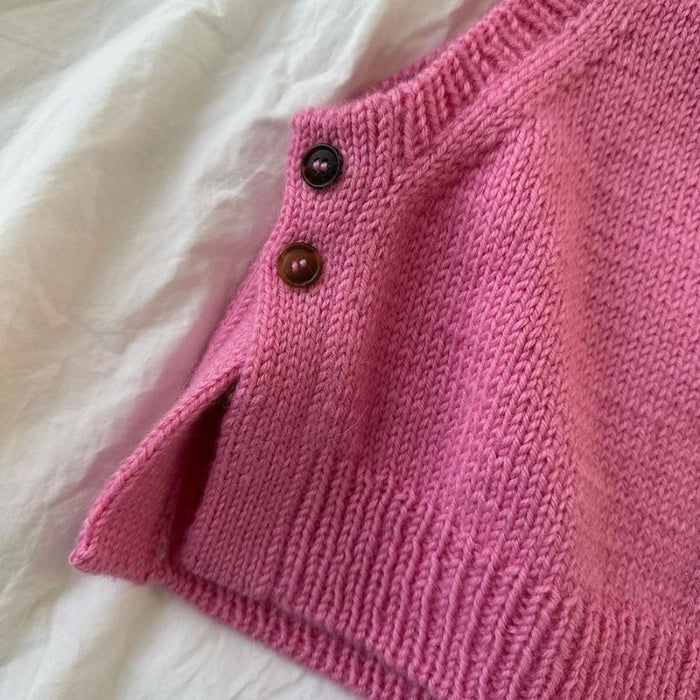 Lulu Slipover Junior Knitting Pattern - PetiteKnit-Pattern-Wild and Woolly Yarns