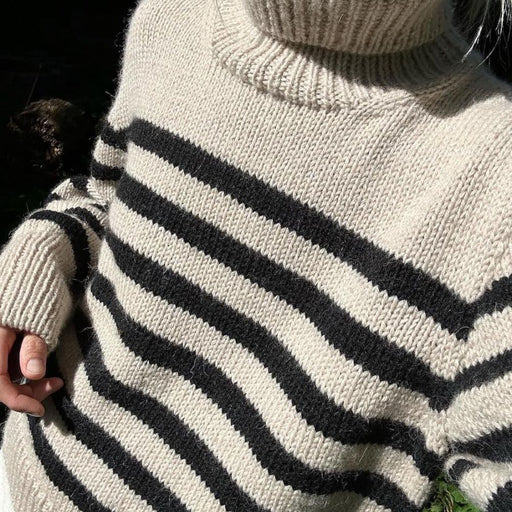 Lyon Sweater Chunky Knitting Pattern - PetiteKnit-Pattern-Wild and Woolly Yarns
