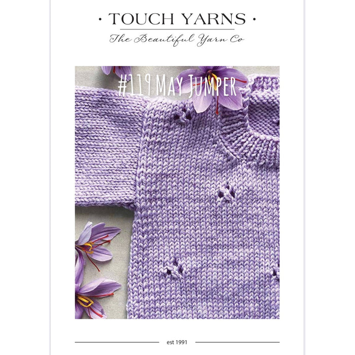 May Jumper Knitting Pattern #119-Pattern-Wild and Woolly Yarns