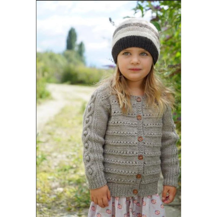 McKenna Cardi & Hat Knitting Pattern - 8Ply (LF38)-Pattern-Wild and Woolly Yarns