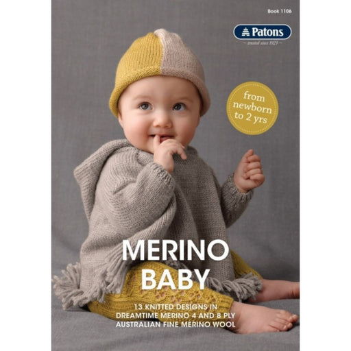 Merino Baby Pattern Book (1106)-Pattern-Wild and Woolly Yarns
