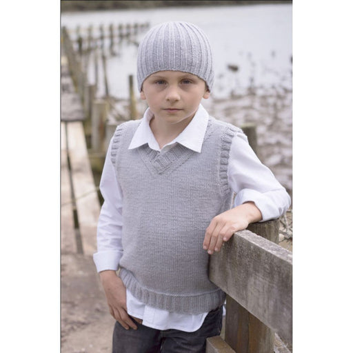 Micah Vest & Beanie Knitting Pattern - 8ply (LF27)-Pattern-Wild and Woolly Yarns
