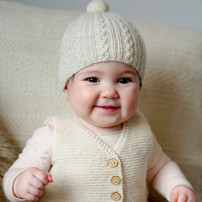 Millar Vest and beanie Knitting Pattern - 4Ply (BC120)-Pattern-Wild and Woolly Yarns