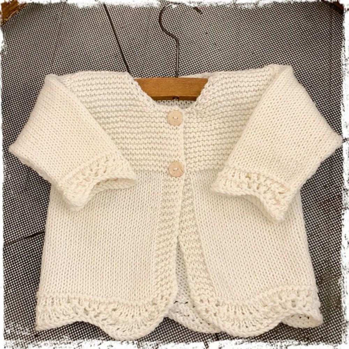 Millie Cardigan Knitting Pattern - 8 Ply-Pattern-Wild and Woolly Yarns