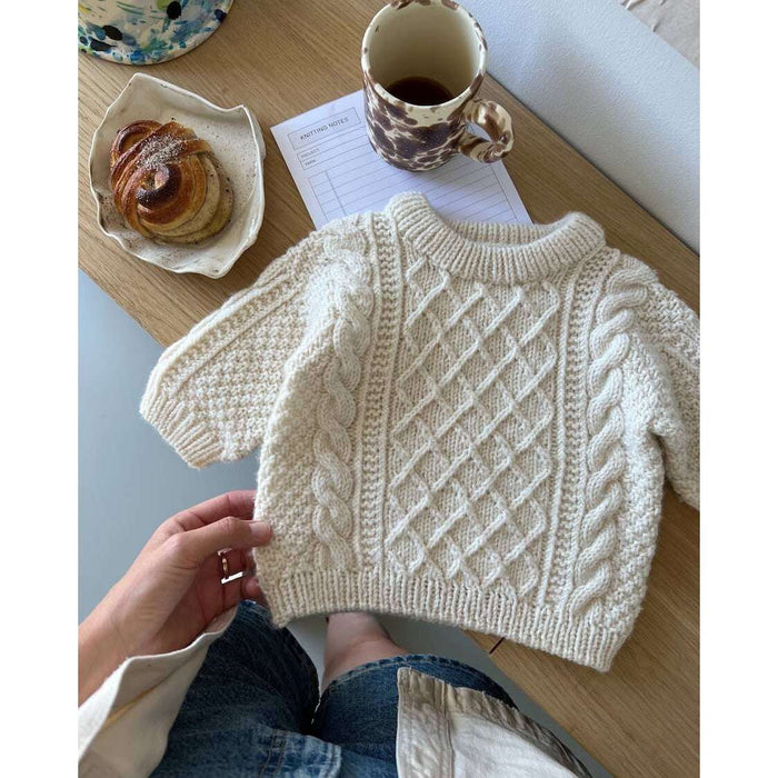 Moby Sweater Baby Knitting Pattern - PetiteKnit-Pattern-Wild and Woolly Yarns