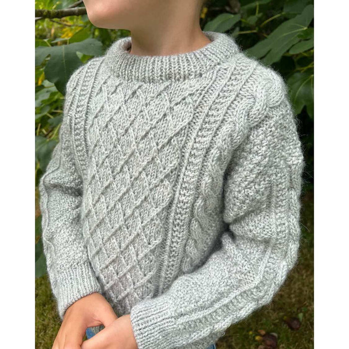 Moby Sweater Mini Knitting Pattern - PetiteKnit-Pattern-Wild and Woolly Yarns