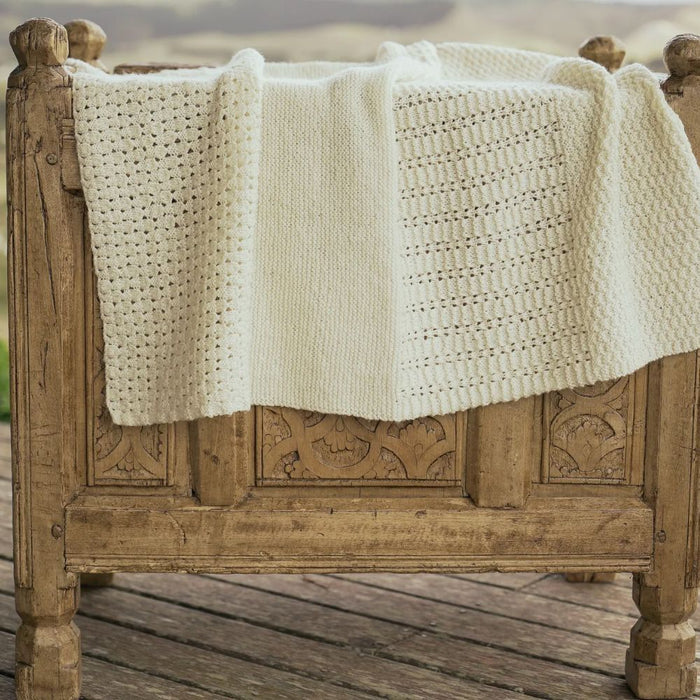 Morning Mist Baby Blanket Knitting Pattern - 4Ply (BC59)-Pattern-Wild and Woolly Yarns