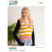 Multi Coloured Stripey Tank Top Knitting Pattern (N1637)-Pattern-Wild and Woolly Yarns