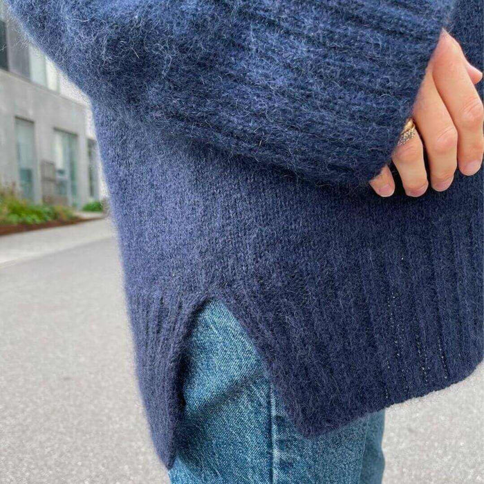 October Sweater Knitting Pattern - PetiteKnit-Pattern-Wild and Woolly Yarns