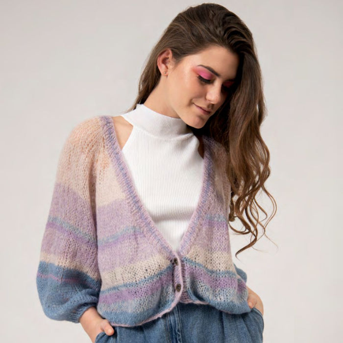 Oriana Cardigan Knitting Pattern-Pattern-Wild and Woolly Yarns