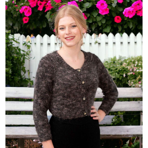 Oversized Cropped Jacket Knitting Pattern (N1595)-Pattern-Wild and Woolly Yarns