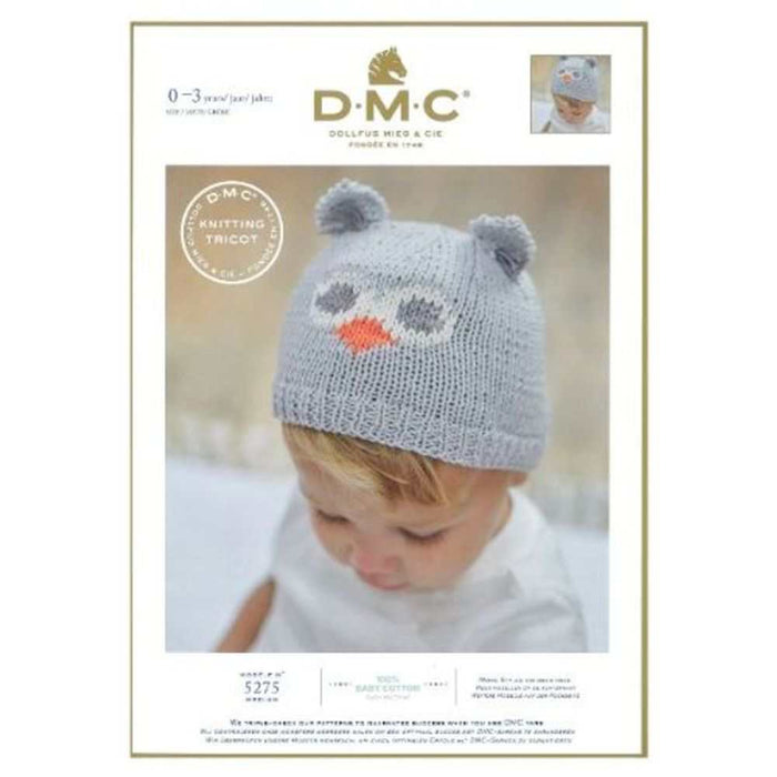 Owl Beanie Knitting Pattern (5275)-Pattern-Wild and Woolly Yarns