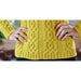 Passion For Yellow Sweater Knitting Pattern-Pattern-Wild and Woolly Yarns