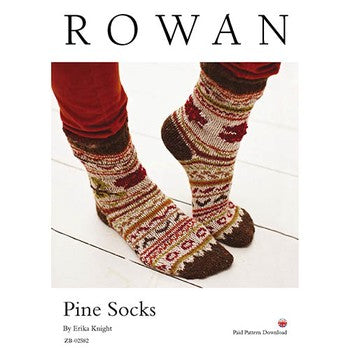 Pine Socks-Pattern-Wild and Woolly Yarns