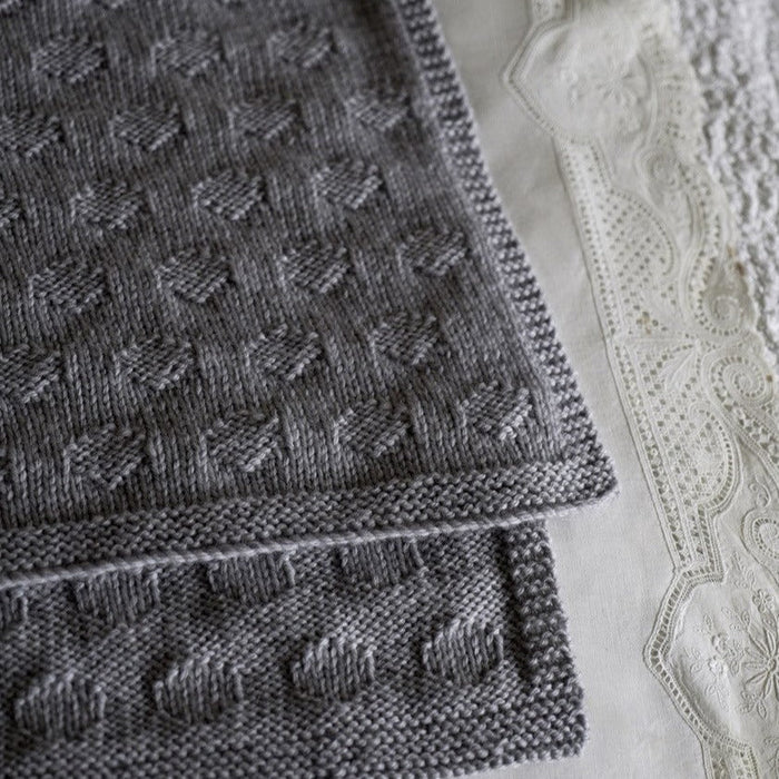 Polka Dot Blanket Knitting Pattern - 8Ply (BC60)-Pattern-Wild and Woolly Yarns