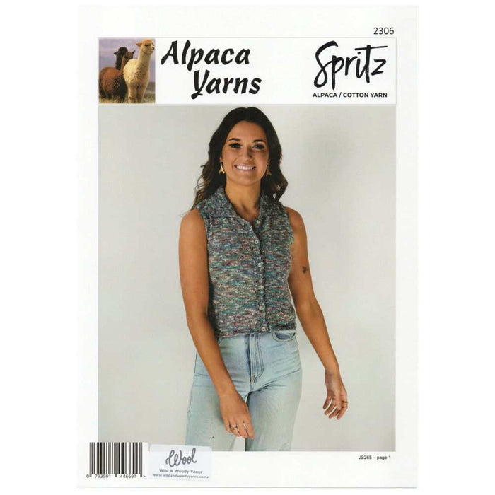Polo Cardi Knitting Pattern (AP2306)-Pattern-Wild and Woolly Yarns