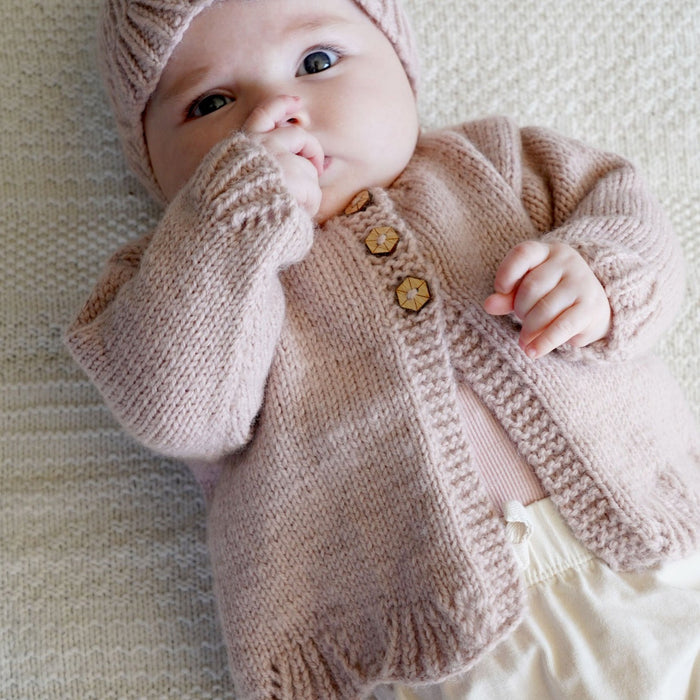 Poppy Cardi & Hat Knitting Pattern - 8Ply (BC111)-Pattern-Wild and Woolly Yarns