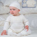 Raglan Sweater, Hat & Bootees Knitting Pattern (CRU106)-Pattern-Wild and Woolly Yarns