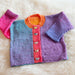 Rainbow Cardigan Knitting Pattern (K3000)-Pattern-Wild and Woolly Yarns