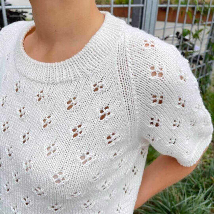 Rigmor Tee Knitting Pattern - PetiteKnit-Pattern-Wild and Woolly Yarns