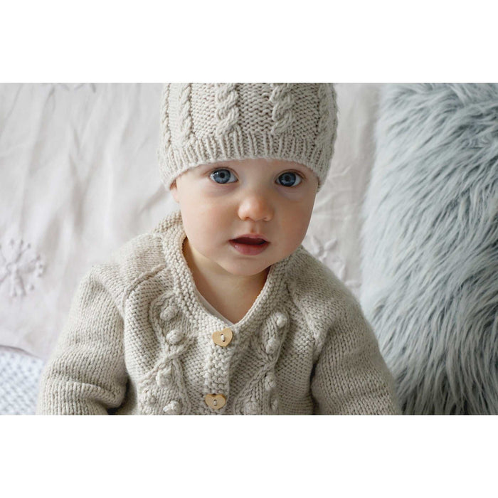 Riley Cardi & Hat Knitting Pattern - 8Ply (BC98)-Pattern-Wild and Woolly Yarns