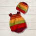 Romper & Hat Knitting Pattern (K378)-Pattern-Wild and Woolly Yarns