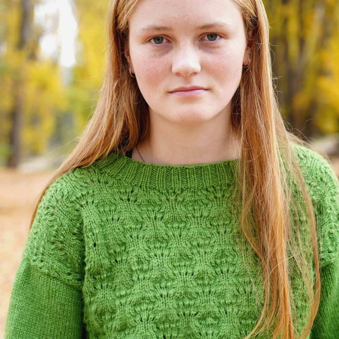 Sabine Sweater Knitting Pattern - 8Ply (HC56)-Pattern-Wild and Woolly Yarns