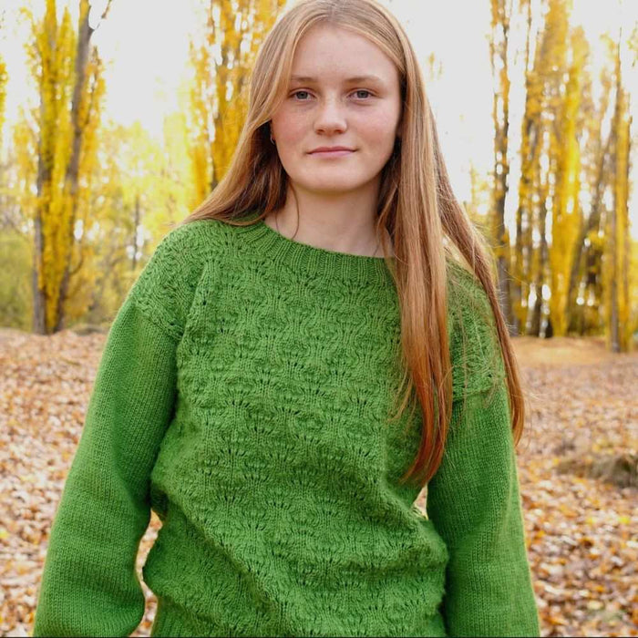Sabine Sweater Knitting Pattern - 8Ply (HC56)-Pattern-Wild and Woolly Yarns
