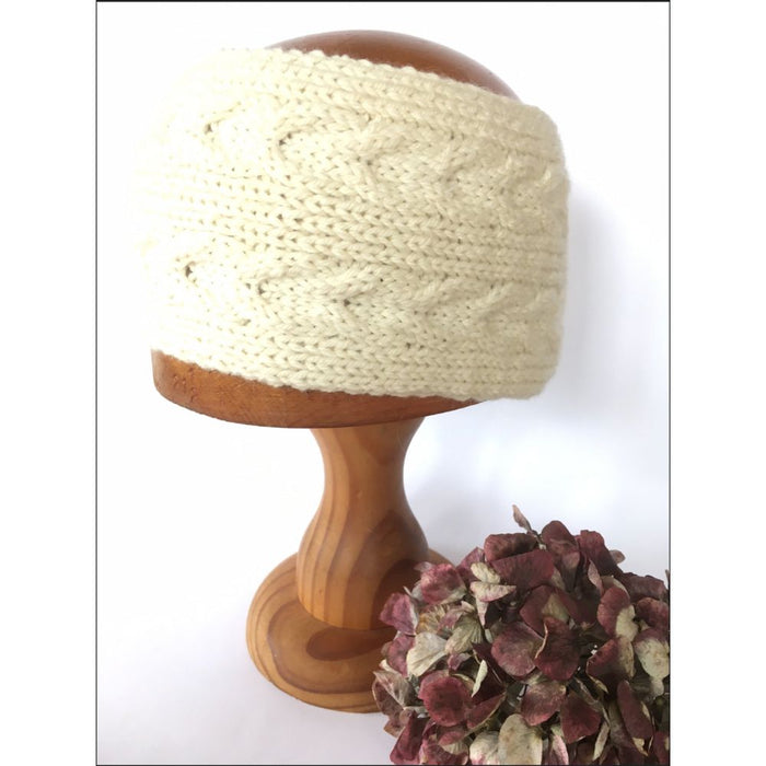Sarah Headband Knitting Pattern - 8Ply (HC48)-Pattern-Wild and Woolly Yarns