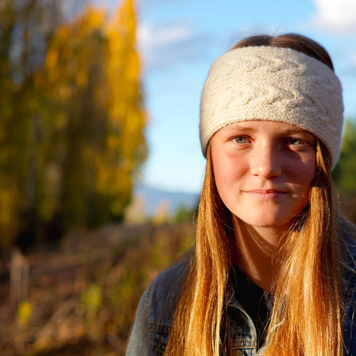 Sarah Headband Knitting Pattern - 8Ply (HC48)-Pattern-Wild and Woolly Yarns