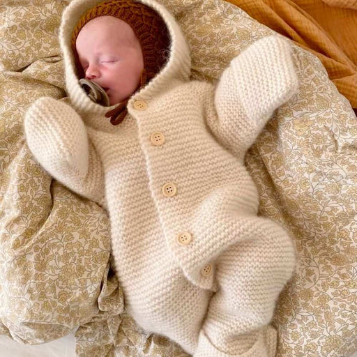 Selma’s Sleep Suit Knitting Pattern - PetiteKnit-Pattern-Wild and Woolly Yarns