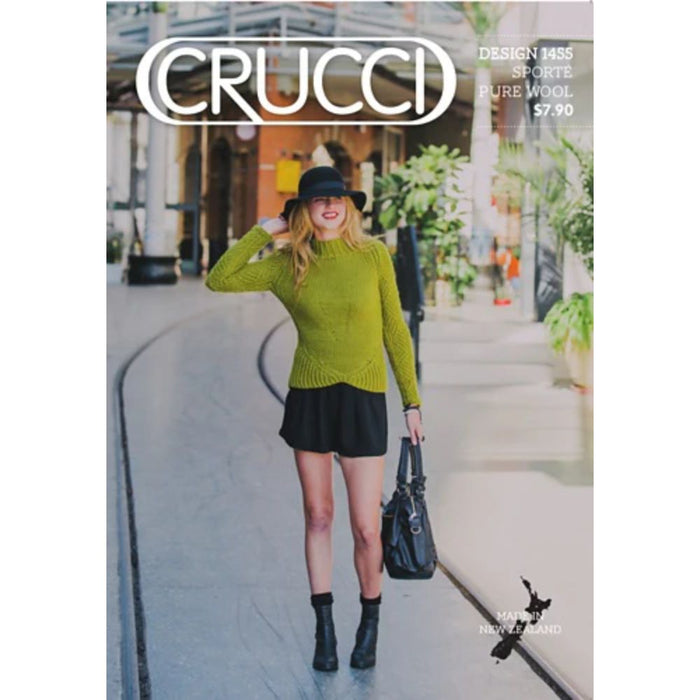 Shaped Sweater Knitting Pattern (CRU1455)-Pattern-Wild and Woolly Yarns