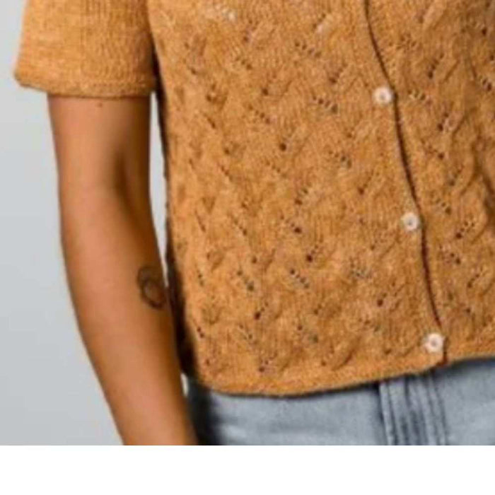 Short Sleeve Cardigan Knitting Pattern (AP2015)-Pattern-Wild and Woolly Yarns