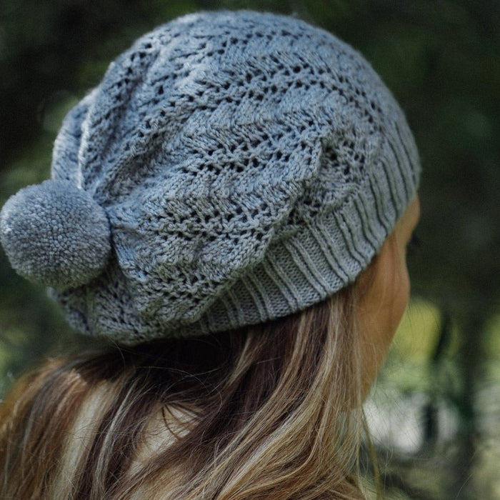 Sienna Slouchy Hat Knitting Pattern - 4Ply (HC12)-Pattern-Wild and Woolly Yarns