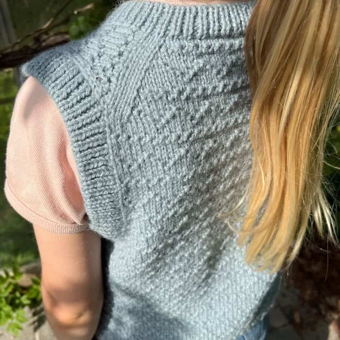 Sille Slipover Junior Knitting Pattern - PetiteKnit-Pattern-Wild and Woolly Yarns