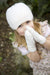 Snow White Hat & Mittens Knitting Pattern - 8Ply (LC09)-Pattern-Wild and Woolly Yarns