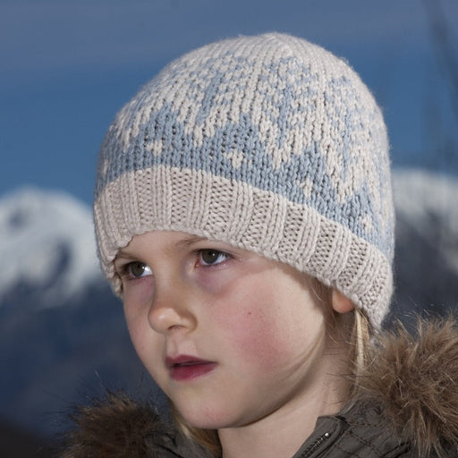 Star Flower Hat Knitting Pattern - 8Ply (LC16)-Pattern-Wild and Woolly Yarns